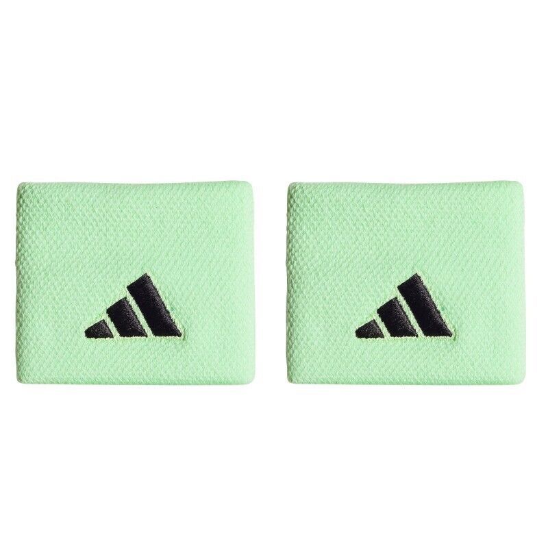 adidas Tennis Wristband Small Badminton Running Sweatband Green 2pc NWT ... - $22.41