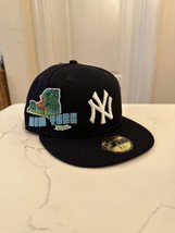 New Era New York Yankees State View 59FIFTY Fitted Hat Cap Navy Blue Siz... - £29.28 GBP