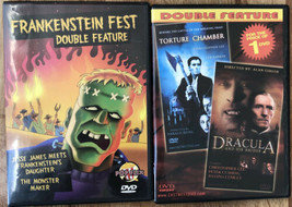 Frankenstein Fest - Jesse James +1 And Dracula &amp; His Brides +1 Double Features - £10.13 GBP