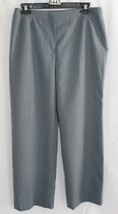 HARVE BERARD GRAY DRESS PANTS SZ 10 INSEAM 27 #8443 - £7.76 GBP
