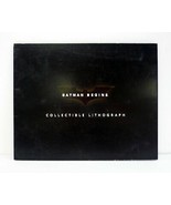 Batman Begins Collectible Lithograph DC Comics 8&quot; x 8&quot; Matted on Folder ... - £5.05 GBP