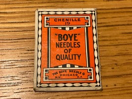 VTG Antique Package BOYE Chenille Quilting Sewing Machine Needles 19 - £7.72 GBP