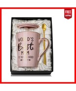 Creative 14oz Funny World&#39;s Best Mom Mug with Gold Finish - Ideal Birthd... - $31.66 CAD