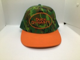 Duck Dynasty Official A&amp;E Orange &amp; Camouflage Trucker Mesh Snapback Hat Cap - $9.89