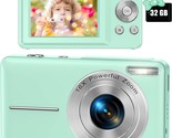 Fhd 1080P Digital Camera For Kids Video Camera With 32Gb Sd Card, Compac... - $51.94