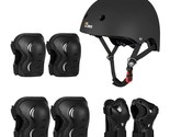 Jbm Youth And Adult Full Protective Gear Set, Multi-Sport Helmet, Knee, ... - £54.65 GBP