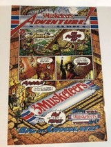 1991 3 Musketeers Big On Chocolate Print Ad Advertisement pa21 - $9.89