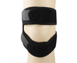 Knee Support -Double Head Patella Knee Brace Adjustable Strap Breathable - £13.16 GBP