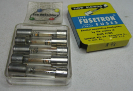 Fusetron N-3/4 Slow-Blow Fuse .75A 250V Glass 1/4&quot; x 1-1/4&quot; - NOS Qty 5 - $5.69