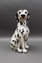 Vintage MCM  Italian Glazed Ceramic Pottery Dalmation Dog Sculpture 15 1/2&quot; - £633.96 GBP