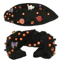  Halloween Theme Enamel Charm Top Knot Headband - €30,21 EUR