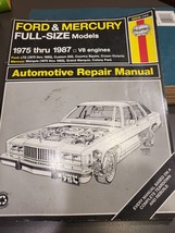 Haynes Repair Manual 36036 (754) Ford &amp; Mercury Full-Size Models 1975-19... - $13.85
