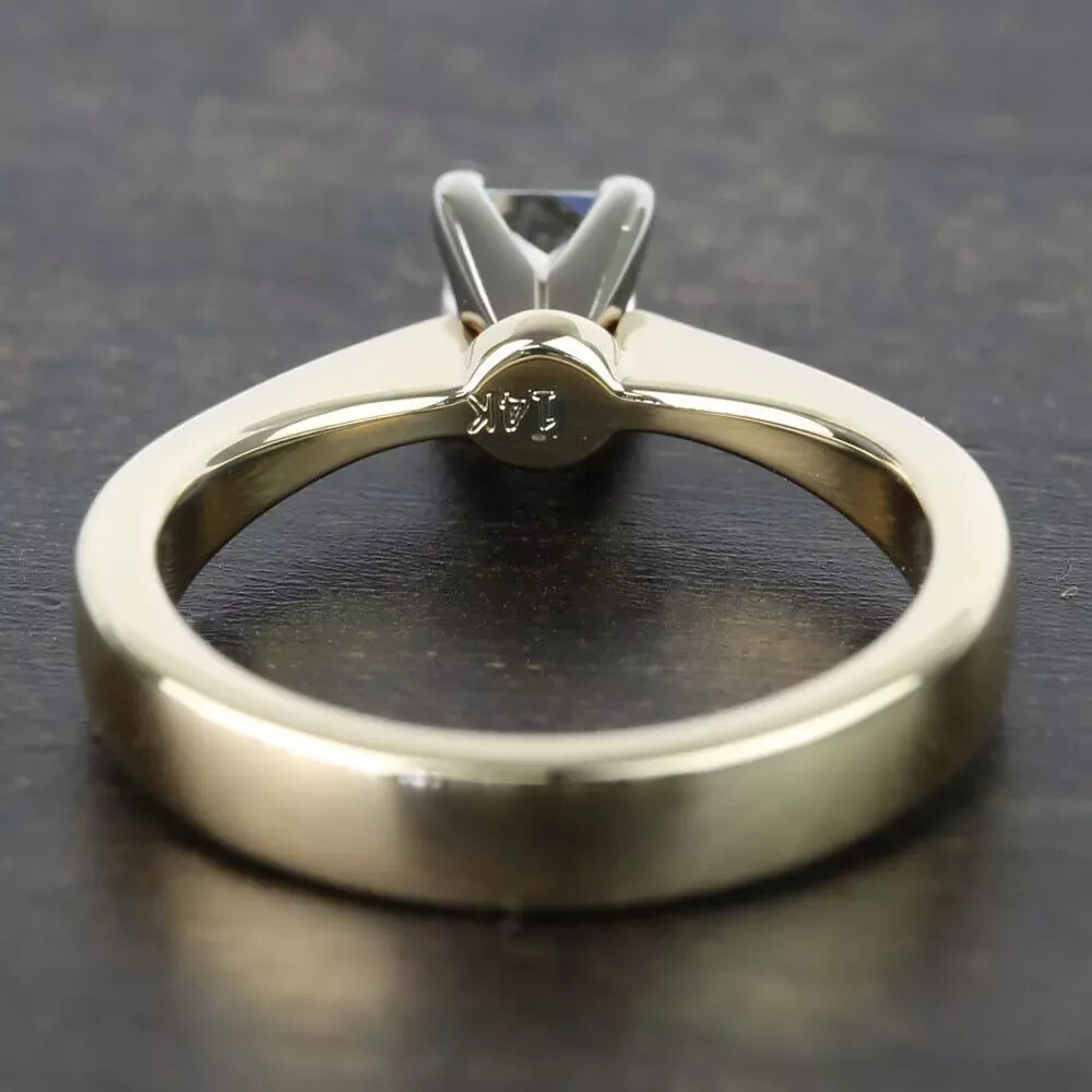 2.22 Cts Princess Cut G VS2 Lab Grown CVD Diamond Ring Solitaire 14k Yellow Gold Item image 5
