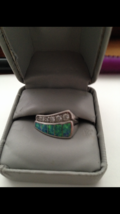  sterling silver multicolored Approx ring size 7 - $199.99