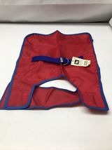 NWT Teca Tu Productions Doggie Options Vest Red Blue Size 12 KG Raincoat... - $14.85