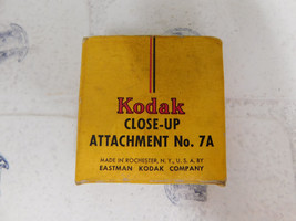 Vintage Kodak Close-Up Attachment No. 7A in box Black Metal Bakelite Case - £7.90 GBP