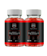 2-Pack Alpha Bites Male Gummies - AlphaBites Natural Support For Men-120... - $35.15 CAD