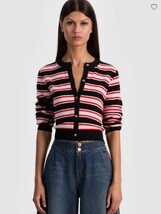 2025 NWT AUTHENTIC Alice + Olivia Cashmere DOLLIE CASHMERE CARDIGAN $465 - €244,84 EUR
