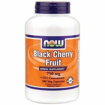 Now Foods, Black Cherry Fruit, 750 mg, 180 Veg Capsules - £23.75 GBP