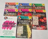 Jerry Baker Gardening Booklets Lot of 8 Vegetables Lawns Roses Trees Flo... - $13.98