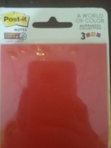 Post-it Super Sticky Notes 3&#39;&#39;x3&#39;&#39;, Colors May Vary 3 ea - $15.90