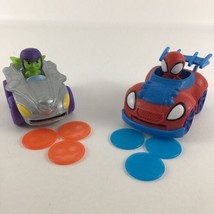 Marvel Spidey And His Amazing Friends Disc Shooter Vehicles Green Goblin Toy - £25.42 GBP