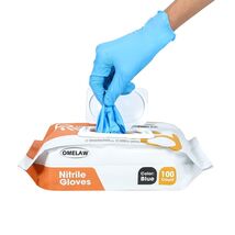 OMELAW Blue Nitrile Gloves Large Powder-Free Latex-Free 100 Pack Size L - €11,30 EUR OMELAW Blue Nitrile Gloves Large Powder-Free Latex-Free 100 Pack Size L - €11,30 EUR