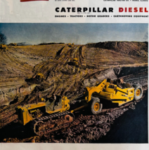 1947 Caterpillar Diesel Bulldozers Advertisement Construction Machinery ... - $552.67 MXN