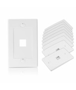 Cable Matters UL Listed 10-Pack 1 Port Keystone Wall Plate (Cat6, Cat5e ... - £22.04 GBP