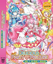 Anime Dvd Delicious Party♡Precure VOL.1-45 End + Movie Region All + Free Ship - £31.88 GBP