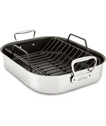 All-Clad 13 x 16 Large Stainless Steel Nonstick Roaster with Rack - $89.50 CAD