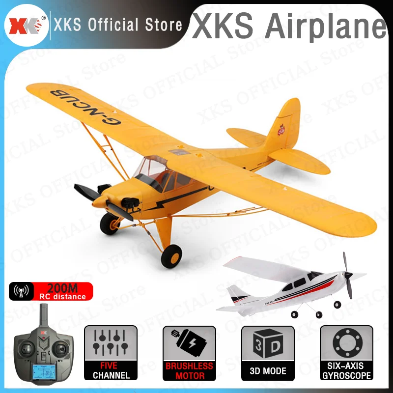 WLtoys XKS A160 F949S RC Airplane 5 Channel 3D/6G 1406 Brushless Motor Radio - £101.33 GBP+