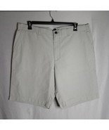 Gap Shorts Men&#39;s 40 Slim Hab Plaid Concrete Grey Bermuda Classic Dad NWT - $31.57 CAD