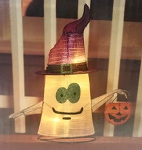 Celebrate The Season Halloween LIGHTED POP UP GHOST 24&quot; Tall Indoor/Outd... - $24.94