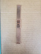 Kreisler Stainless gold fill center clasp 1970s Vintage Watch Band Nos W95 - £43.07 GBP