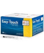 Easy Touch No Safety U-100 Thin Wall, 31G x ⁵⁄₁₆&quot; (1 mL)- 831165 Box/100 - $20.36 CAD
