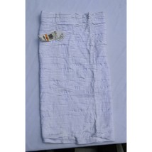 Bar Iii Underline Womens Pencil Skirt White Stretch Pintuck Pull On S New - $12.15