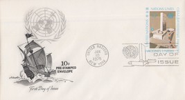 ZAYIX United Nations FDC UN Headquarters Postal Stationery Artmaster 031823-SM70 - £1.59 GBP
