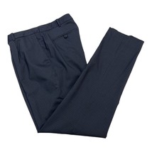 Club Monaco 6 Lightweight Wool Blend Dress Straight Trouser Pinstripe Ch... - $19.21