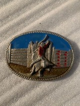 Vintage 1981 Rodeo Western Bull Riding The Brahma 3004 Belt Buckle CHAD MFG Corp - £19.97 GBP
