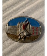 Vintage 1981 Rodeo Western Bull Riding The Brahma 3004 Belt Buckle CHAD ... - $24.99