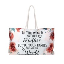Personalised/Non-Personalised Weekender Bag, Floral, Roses, To The World you are - £39.20 GBP