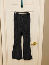 Mustard Seed Mini Heart Print Lace up pants NWT NEW MEDIUM - $14.84