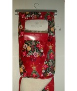 Dream Home 50x70&quot; Throw Blanket Red with Multi-Color Floral Christmas Tr... - $60.50 CAD