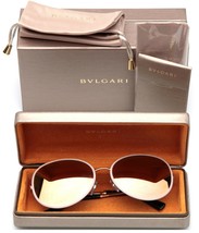 NEW BVLGARI 6106-B 2014/4Z GOLD SUNGLASSES 59-17-135 3N Italy - £168.02 GBP