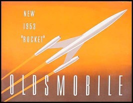 1953 Oldsmobile Rocket Brochure Catalog Original 53 - $15.74