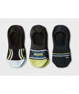 New Pair of Thieves Men&#39;s 3pk Cushion No Show Socks - Lime/Dk Gray/Blue ... - $19.20 CAD