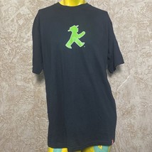 Ampelmann Berlin T-shirt Size XL Black Short Sleeve Organic Cotton Two S... - $16.60
