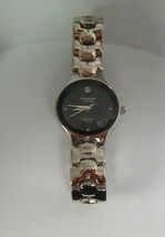 Precision by Gruen Genuine Diamond Quartz Silver-tone Women's/Mens Watch... - $24.74