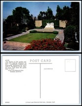 CALIFORNIA Postcard - Glendale, Forest Lawn Memorial Park, Mystery Of Life Q15 - £2.36 GBP